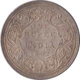 1862 ONE RUPEE EAST INDIA COMPANY - SILVER WORLD COINS - Cambridgeshire Coins