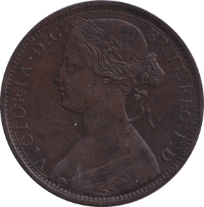 1862 PENNY ( AUNC ) - PENNY - Cambridgeshire Coins