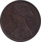 1862 PENNY ( AUNC ) - PENNY - Cambridgeshire Coins