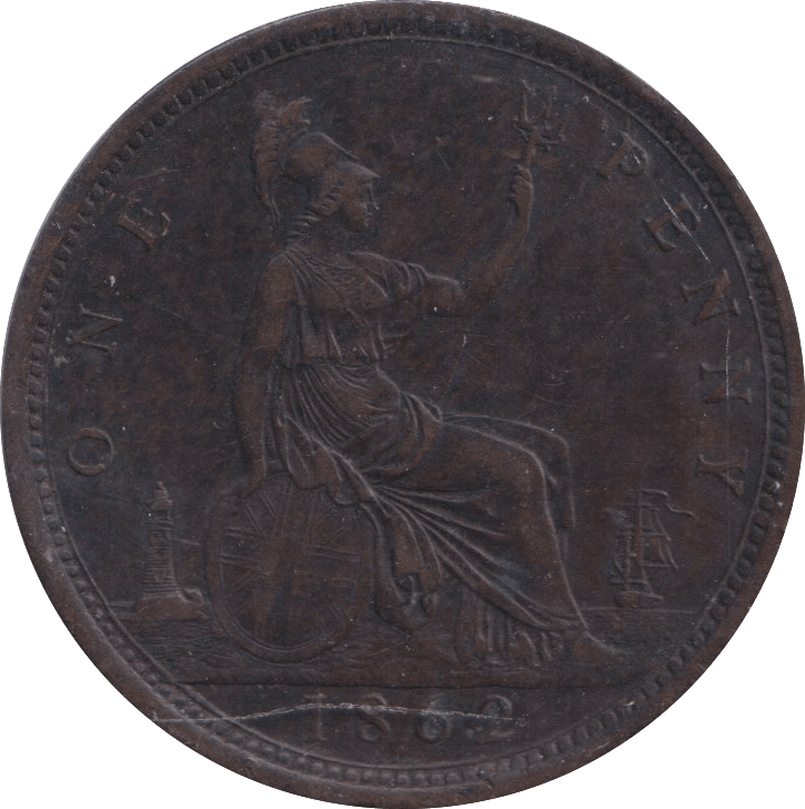 1862 PENNY ( EF ) - PENNY - Cambridgeshire Coins