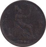 1862 PENNY ( EF ) - PENNY - Cambridgeshire Coins