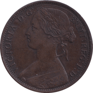 1862 PENNY ( EF ) - PENNY - Cambridgeshire Coins