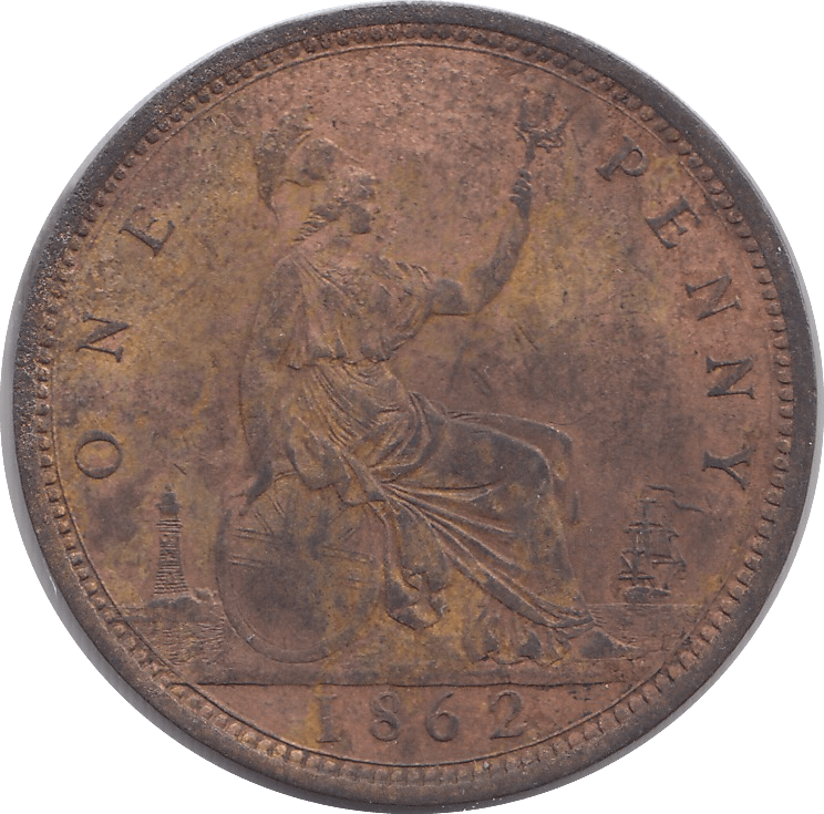 1862 PENNY ( EF ) - PENNY - Cambridgeshire Coins