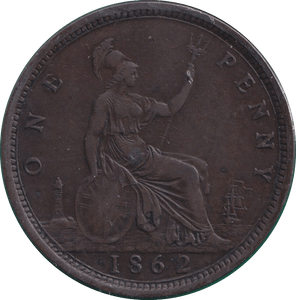 1862 PENNY ( GF ) - PENNY - Cambridgeshire Coins