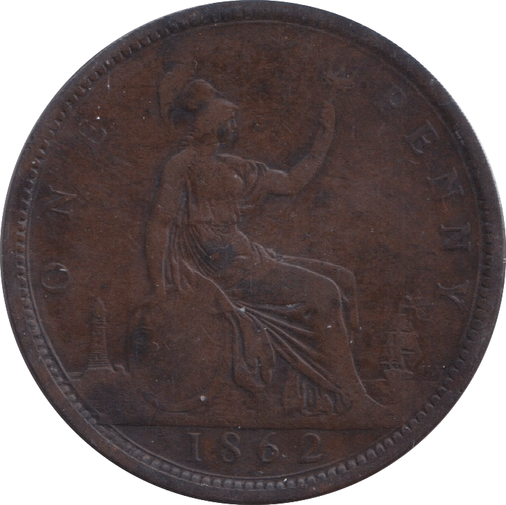 1862 PENNY ( NF ) - PENNY - Cambridgeshire Coins