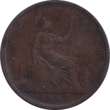 1862 PENNY ( NF ) - PENNY - Cambridgeshire Coins