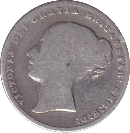1862 SHILLING ( FAIR ) - SHILLING - Cambridgeshire Coins