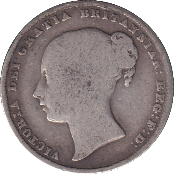 1862 SHILLING ( GF ) - SHILLING - Cambridgeshire Coins
