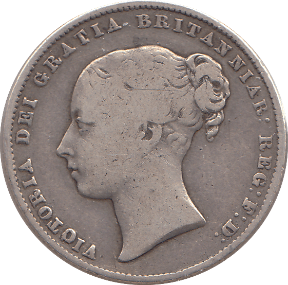 1862 SHILLING ( GF ) - SHILLING - Cambridgeshire Coins