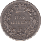 1862 SHILLING ( GF ) - SHILLING - Cambridgeshire Coins