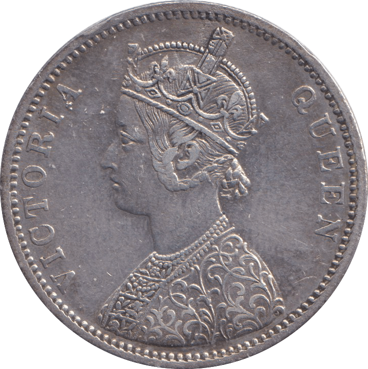 1862 SILVER ONE RUPEE INDIA - SILVER WORLD COINS - Cambridgeshire Coins