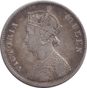 1862 SILVER ONE RUPEE INDIA - SILVER WORLD COINS - Cambridgeshire Coins