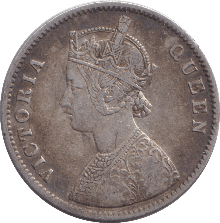 1862 SILVER ONE RUPEE INDIA - SILVER WORLD COINS - Cambridgeshire Coins