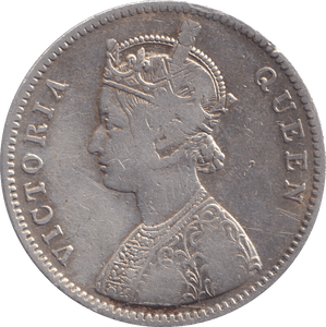 1862 SILVER ONE RUPEE INDIA - SILVER WORLD COINS - Cambridgeshire Coins