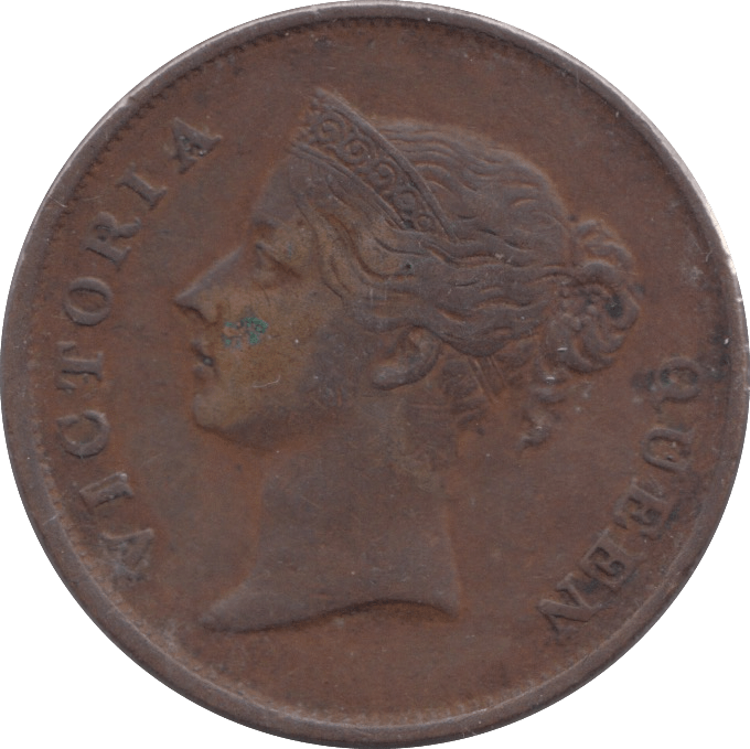 1862 STRAIT SETTLEMENTS ONE CENT - WORLD COINS - Cambridgeshire Coins