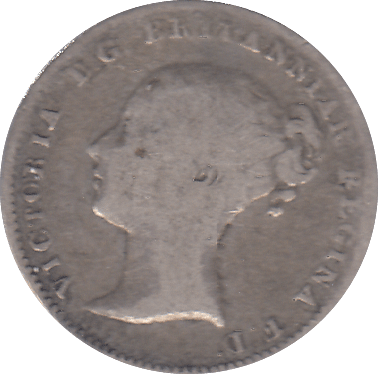 1862 THREEPENCE ( FINE ) - THREEPENCE - Cambridgeshire Coins