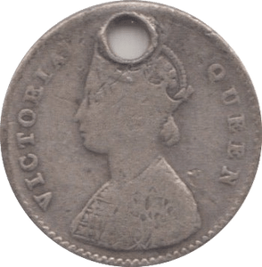 1862 TWO ANNAS - WORLD COINS - Cambridgeshire Coins