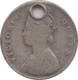 1862 TWO ANNAS - WORLD COINS - Cambridgeshire Coins