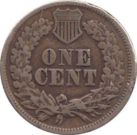 1863 1 CENT USA - WORLD COINS - Cambridgeshire Coins