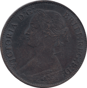 1863 FARTHING ( EF ) - FARTHING - Cambridgeshire Coins