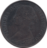 1863 FARTHING ( EF ) - FARTHING - Cambridgeshire Coins