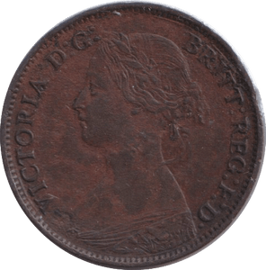 1863 FARTHING ( GVF ) - FARTHING - Cambridgeshire Coins