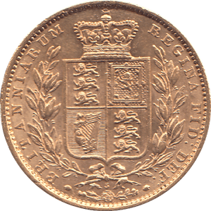 1863 GOLD SOVEREIGN DIE 5 ( EF ) - SOVEREIGN - Cambridgeshire Coins