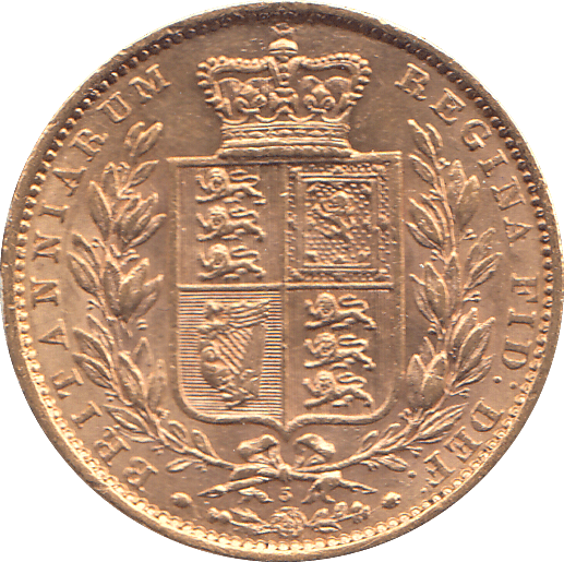 1863 GOLD SOVEREIGN DIE 5 ( EF ) - SOVEREIGN - Cambridgeshire Coins