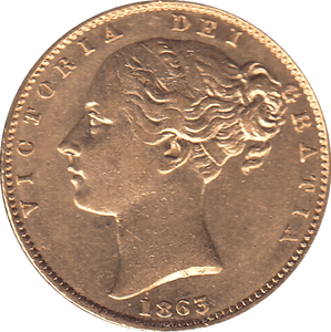 1863 GOLD SOVEREIGN DIE 5 ( EF ) - SOVEREIGN - Cambridgeshire Coins