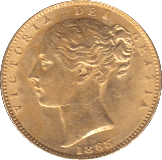 1863 GOLD SOVEREIGN ( EF ) - SOVEREIGN - Cambridgeshire Coins