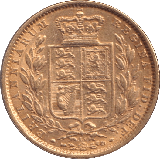 1863 GOLD SOVEREIGN ( GVF ) DIE 13 - SOVEREIGN - Cambridgeshire Coins