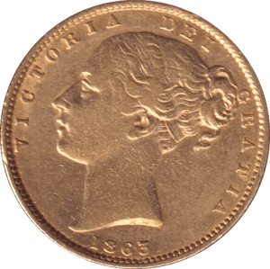 1863 GOLD SOVEREIGN ( GVF ) DIE 13 - SOVEREIGN - Cambridgeshire Coins