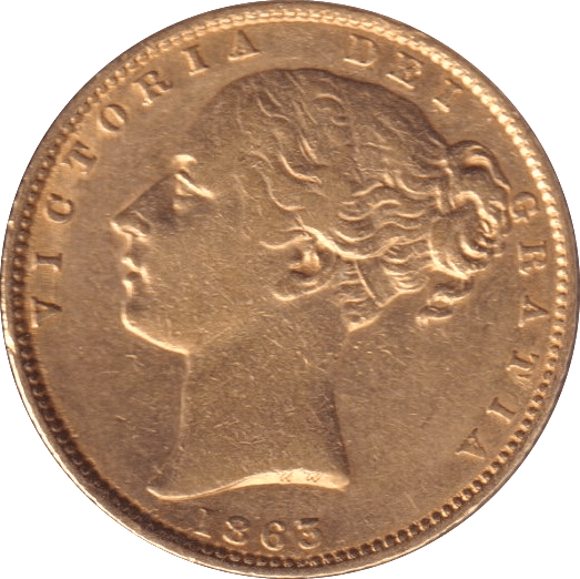 1863 GOLD SOVEREIGN ( GVF ) DIE 13 - SOVEREIGN - Cambridgeshire Coins