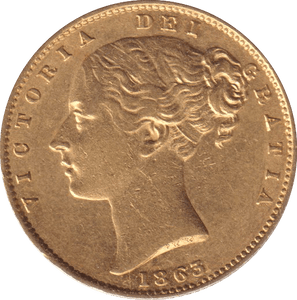 1863 GOLD SOVEREIGN ( GVF ) DIE 4 - SOVEREIGN - Cambridgeshire Coins