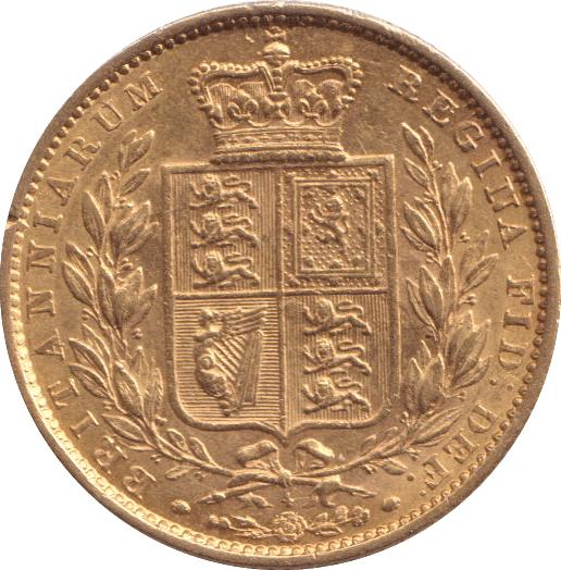 1863 GOLD SOVEREIGN ( GVF ) DIE 4 - SOVEREIGN - Cambridgeshire Coins