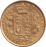 1863 GOLD SOVEREIGN ( GVF ) DIE 4 - SOVEREIGN - Cambridgeshire Coins