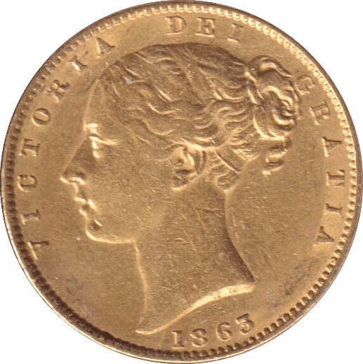 1863 GOLD SOVEREIGN ( GVF ) - SOVEREIGN - Cambridgeshire Coins