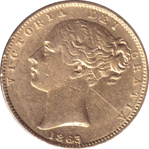 1863 GOLD SOVEREIGN ( GVF ) - SOVEREIGN - Cambridgeshire Coins