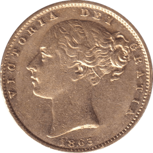 1863 GOLD SOVEREIGN ( GVF ) - SOVEREIGN - Cambridgeshire Coins