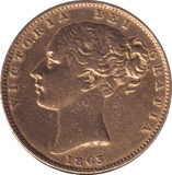 1863 GOLD SOVEREIGN ( GVF ) - SOVEREIGN - Cambridgeshire Coins