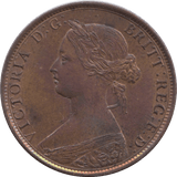 1863 HALFPENNY ( AUNC ) - Halfpenny - Cambridgeshire Coins