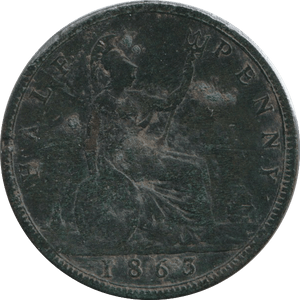 1863 HALFPENNY ( FAIR ) - HALFPENNY - Cambridgeshire Coins