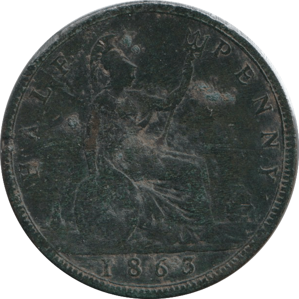 1863 HALFPENNY ( FAIR ) - HALFPENNY - Cambridgeshire Coins
