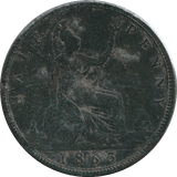 1863 HALFPENNY ( FAIR ) - HALFPENNY - Cambridgeshire Coins