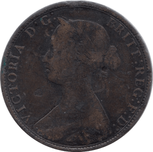 1863 HALFPENNY ( FINE ) - Halfpenny - Cambridgeshire Coins