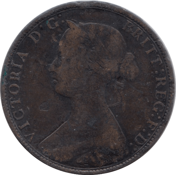 1863 HALFPENNY ( FINE ) - Halfpenny - Cambridgeshire Coins
