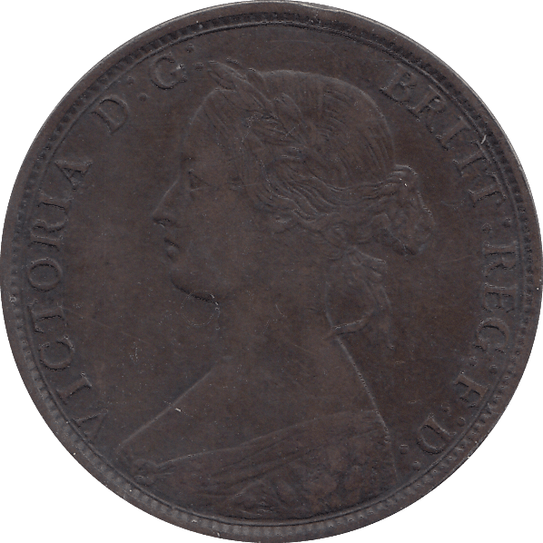 1863 HALFPENNY ( GVF ) - HALFPENNY - Cambridgeshire Coins