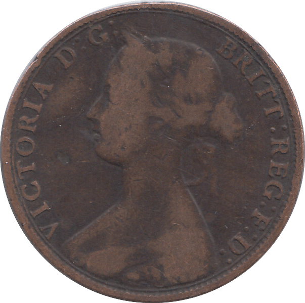 1863 HALFPENNY ( NF ) - HALFPENNY - Cambridgeshire Coins