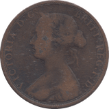 1863 HALFPENNY ( NF ) - HALFPENNY - Cambridgeshire Coins