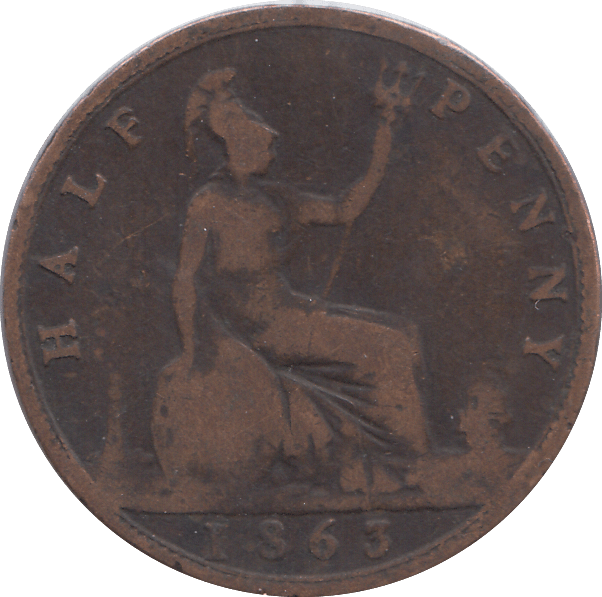 1863 HALFPENNY ( NF ) - HALFPENNY - Cambridgeshire Coins